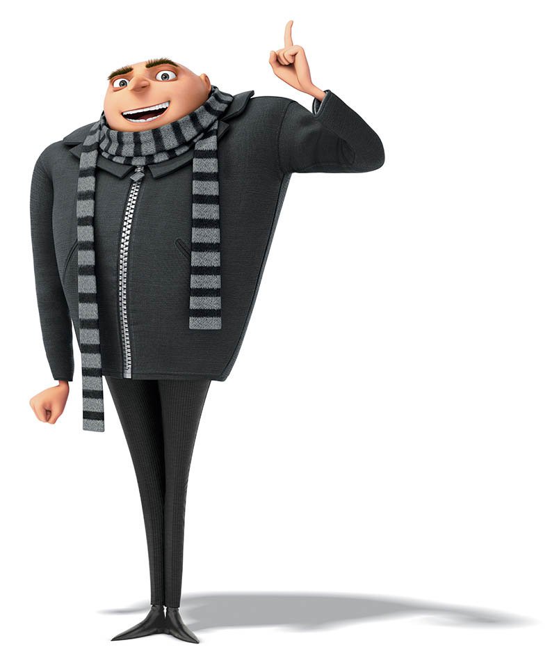 Gru, the bad guy who isn't all that bad.